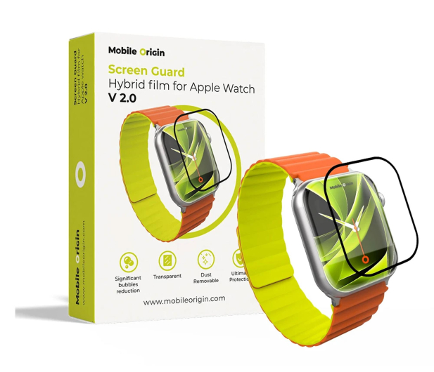 Mobile Origin Screen Guard Hybrid film Apple Watch 9/8/7 41mm - 1504116 - zdjęcie